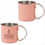 DST31234 16 Oz Tahiti Copper Plated Moscow Mule Mug With Custom Imprint